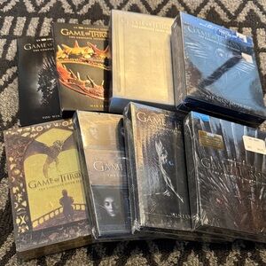 Game of Thrones Complete Series DVD/Box Set Assortment - Black, Gold, Blue
